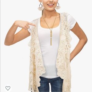 Boho Hippie Crochet Vest